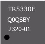 星闪芯⽚TR5330E实物图